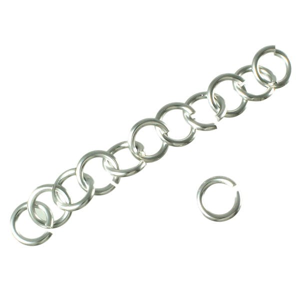 ニッサチェイン P-414 銀 アルミ リング 2.0× 8(CDC) 吊り金具 ニッサチェイン P-414 銀 アルミ リング 2.0× 8(CDC) 吊り金具