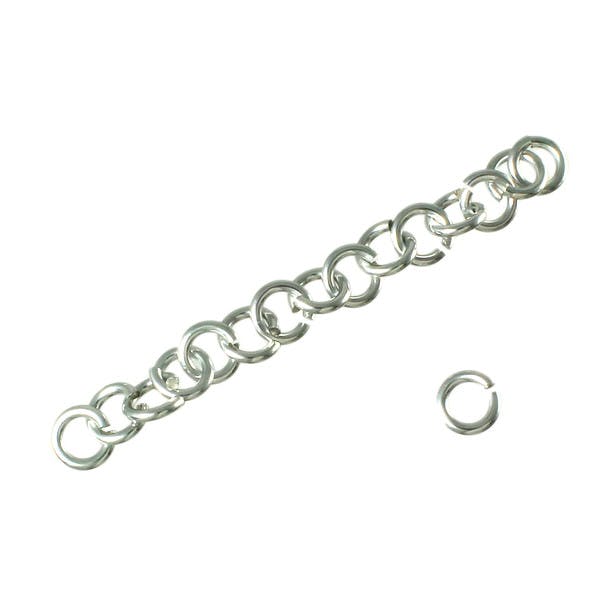 ニッサチェイン P-420 銀 アルミ リング 1.6× 5(CDC) 吊り金具 ニッサチェイン P-420 銀 アルミ リング 1.6× 5(CDC) 吊り金具