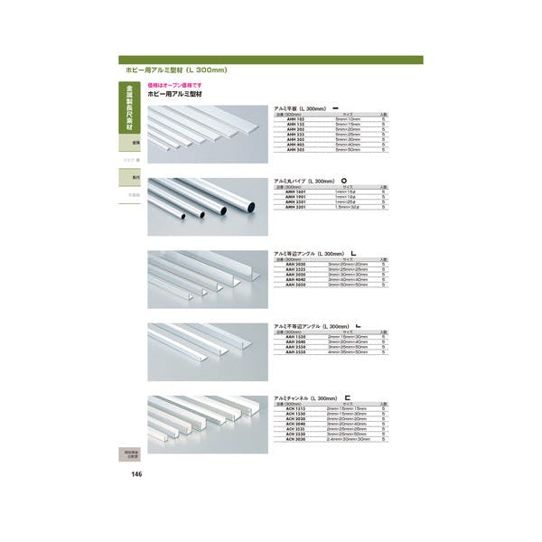 光 AMH3201 アルミ丸パイプ 1.5x32φx300mm(CDC)【別送品】 | ねじ