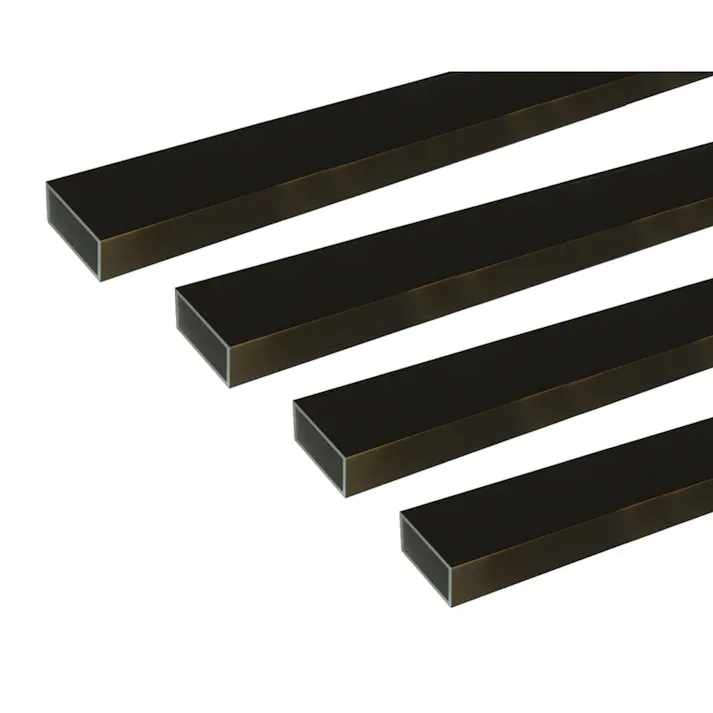 安田 アルミ角パイプ 1m 1.5x15x30mm ブロンズ 4本組 JANコード:4549396006556(CDC)【別送品】