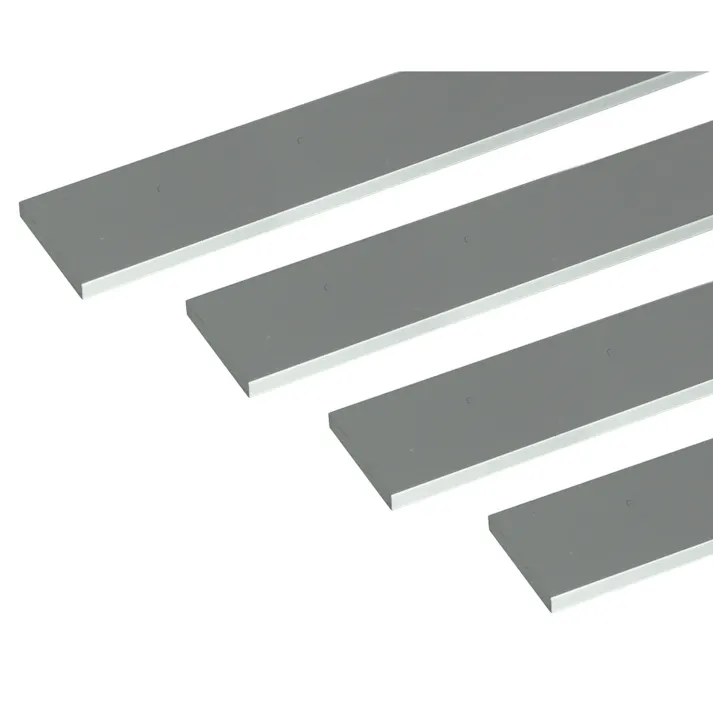 安田 アルミ平棒 1m 4.0x15mm シルバー 4本組 JANコード:4549396008024(CDC)【ネット注文限定・別送品】