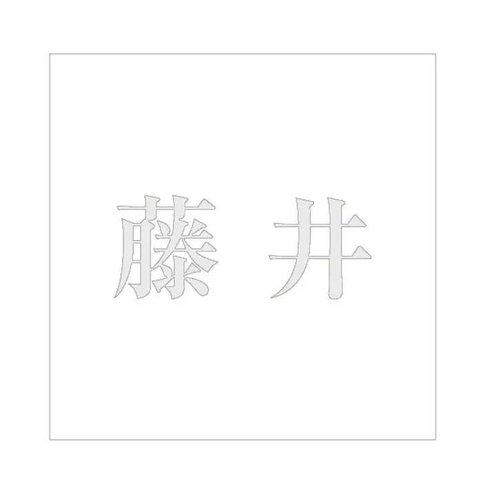 ハイロジック キリモジ 明朝 パールグレー 100×100ミリ用 藤井 JANコード:4549396367404(CDC)【ネット注文限定・別送品】