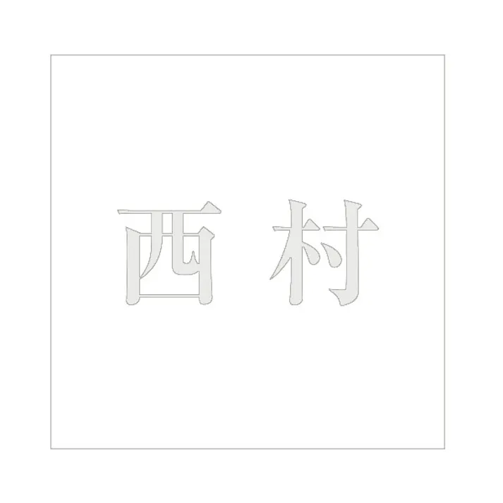 ハイロジック キリモジ 明朝 パールグレー 100×100ミリ用 西村 JANコード:4549396367442(CDC)【ネット注文限定・別送品】
