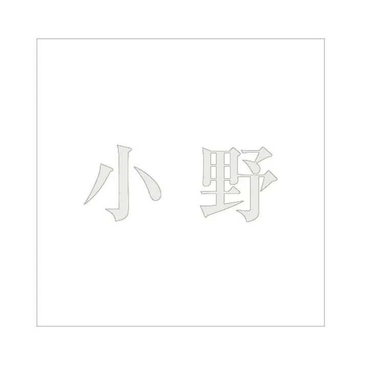 ハイロジック キリモジ 明朝 パールグレー 100×100ミリ用 小野 JANコード:4549396367527(CDC)【ネット注文限定・別送品】