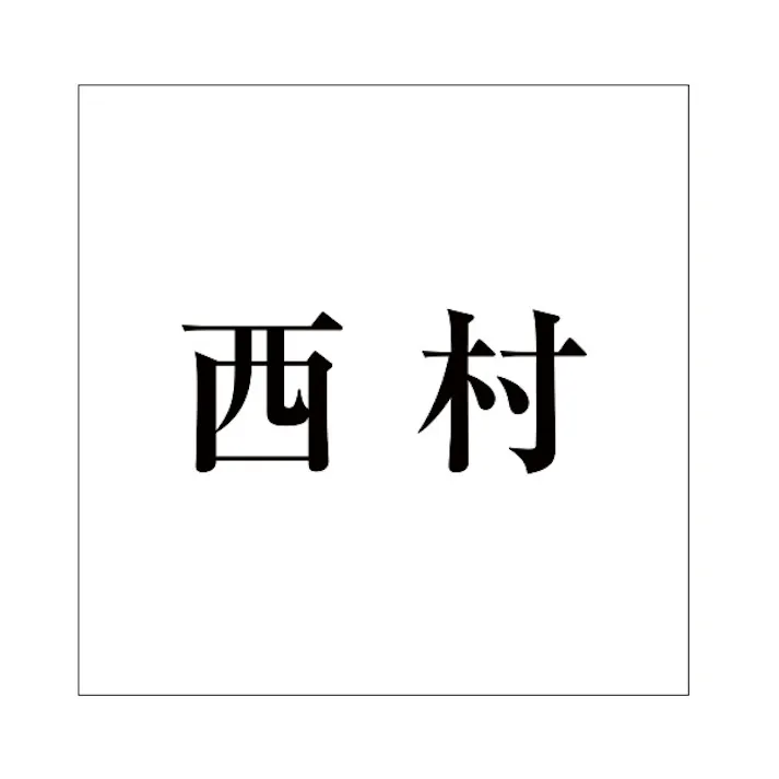 ハイロジック キリモジ 明朝 ブラック 100×100ミリ用 西村 JANコード:4549396377441(CDC)【ネット注文限定・別送品】