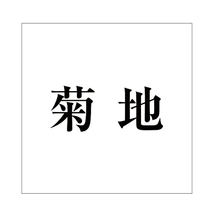 ハイロジック キリモジ 明朝 ブラック 100×100ミリ用 菊地 JANコード:4549396377922(CDC)【ネット注文限定・別送品】