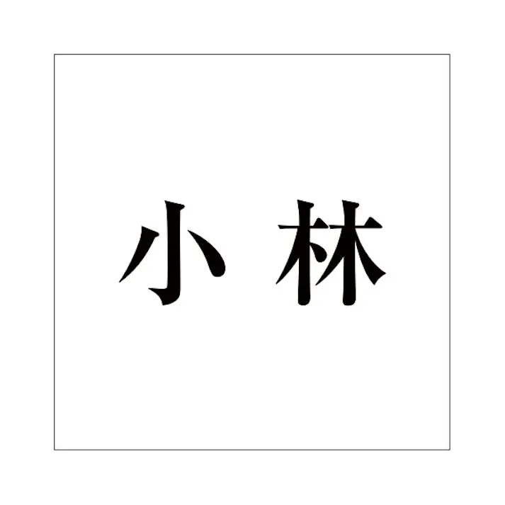ハイロジック キリモジ 明朝 ブラック 160×160ミリ用 小林 JANコード:4549396378080(CDC)【ネット注文限定・別送品】