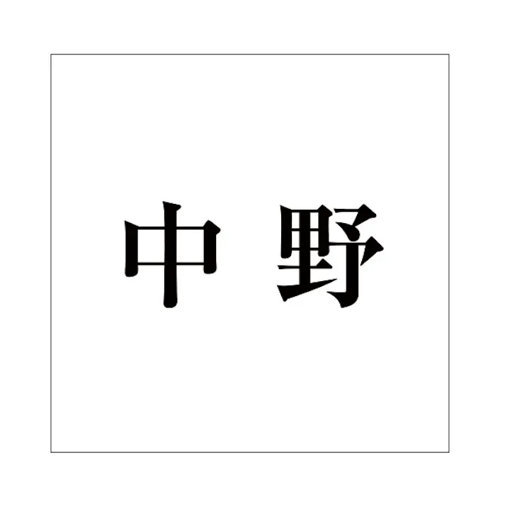 ハイロジック キリモジ 明朝 ブラック 160×160ミリ用 中野 JANコード:4549396378509(CDC)【ネット注文限定・別送品】