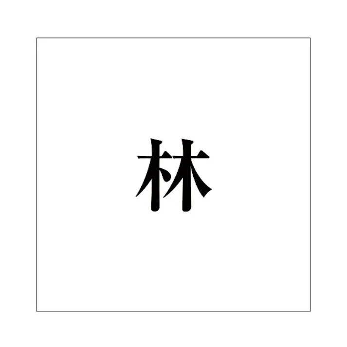 ハイロジック キリモジ 明朝 ブラック 200×200ミリ用 林 JANコード:4549396379179(CDC)【ネット注文限定・別送品】
