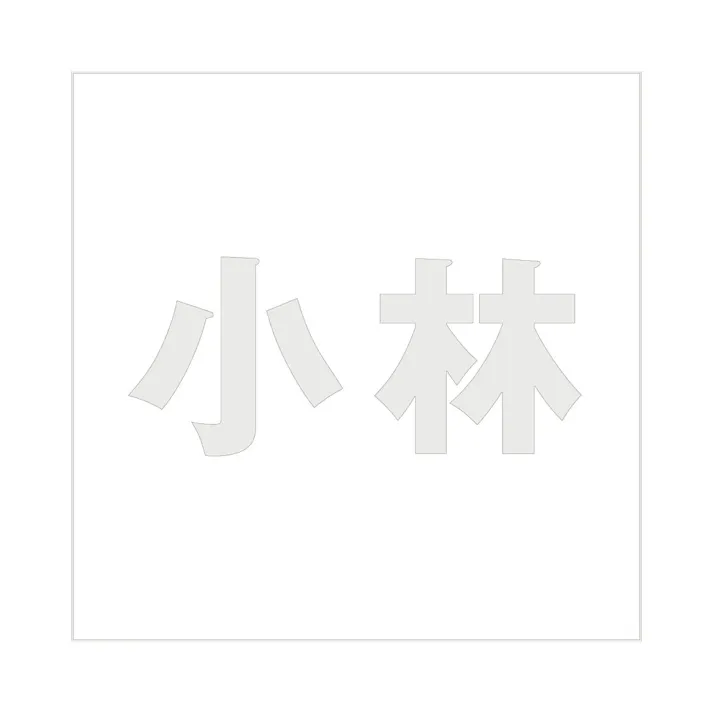ハイロジック キリモジ ゴシック パールグレー 100×100ミリ用 小林 JANコード:4549396382087(CDC)【ネット注文限定・別送品】