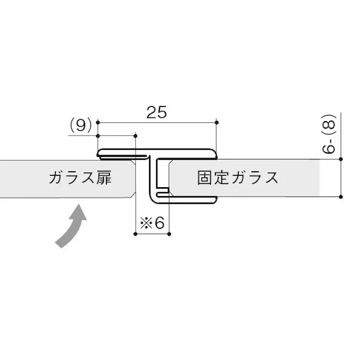 中西産業 エッジシール 長サ2500mm JANコード:4549396531799(CDC)【別送品】