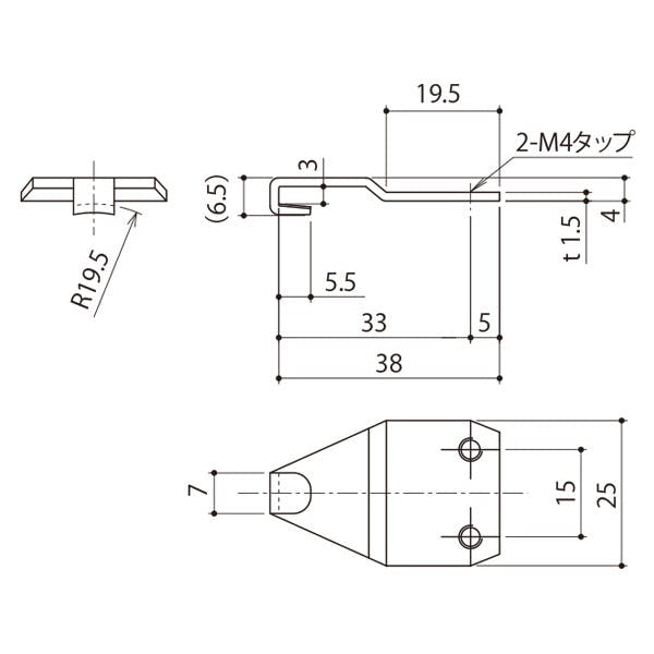 中西産業 クレセント受ケ JANコード：4549396537913(CDC