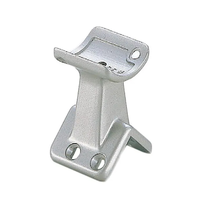 シロクマ BR-124 E形ブラケット出隅受35径シルバー JANコード:4936350008402(CDC)【ネット注文限定・別送品】