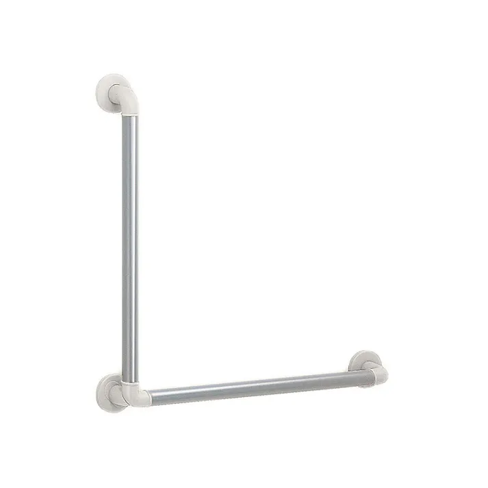 シロクマ BR-171 ドコデモ手摺L形600×600シルバー JANコード:4936350009799(CDC)【別送品】