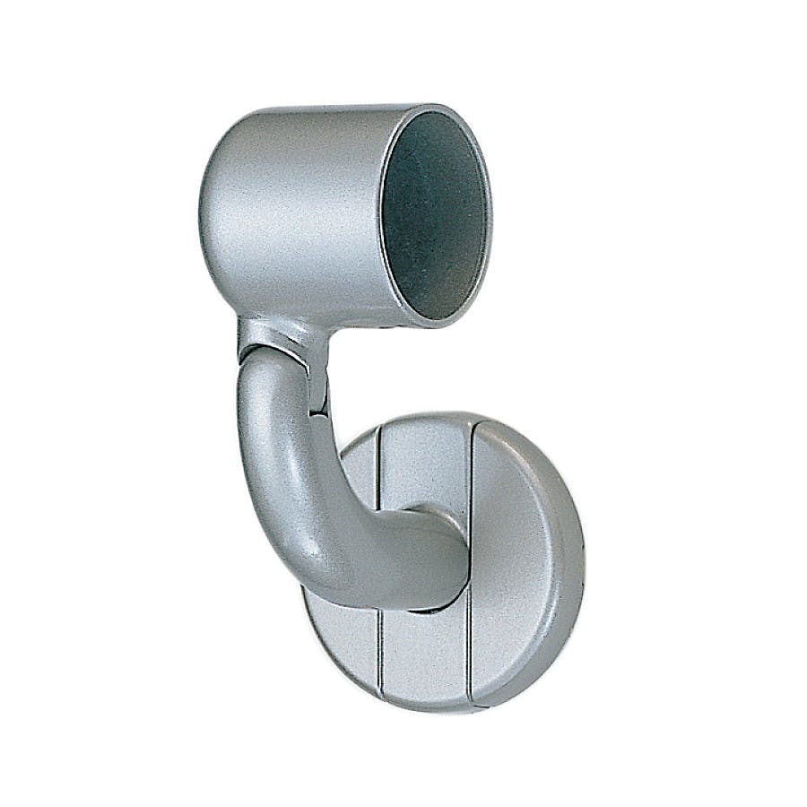 シロクマ BR-612L C形首振ブラケットL止(左)35径シルバー JANコード:4936350014236(CDC) フック・吸盤 シロクマ BR-612L C形首振ブラケットL止(左)35径シルバー JANコード:4936350014236(CDC) フック・吸盤