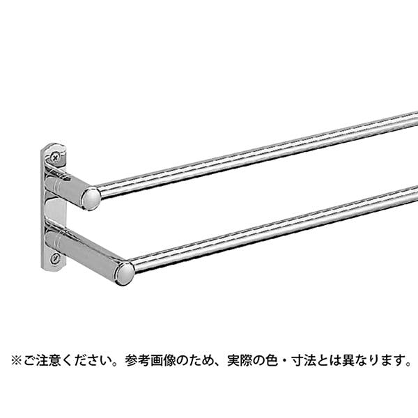 シロクマ BT-50 ルピナス二段タオル掛600ミリクローム JANコード:4936350016605(CDC) フック・吸盤 シロクマ BT-50 ルピナス二段タオル掛600ミリクローム JANコード:4936350016605(CDC) フック・吸盤