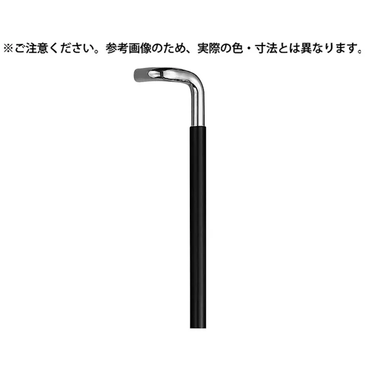 シロクマ NO-254L L型丸棒取手600ミリクローム/ウッド JANコード:4936350048453(CDC)【別送品】