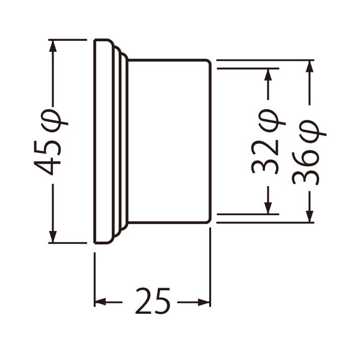 シロクマ PB-11 アマンドソケット32径用金 JANコード：4936350053020 