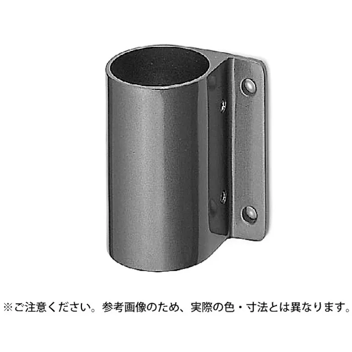 シロクマ ABR-817L 支柱ブラケット止L(左)45径用ヘアーライン JANコード:4936350072946(CDC)【別送品】