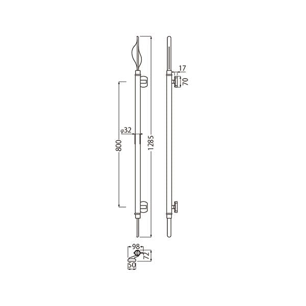 シロクマ SPP-16L トーン(左)大クローム/ヘアーライン JANコード