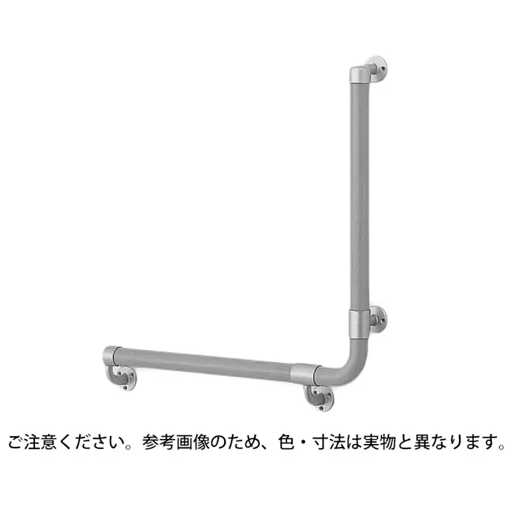 シロクマ BR-515R L形丸棒手摺(右)600×600AG/Mオーク JANコード:4936350076258(CDC)【別送品】