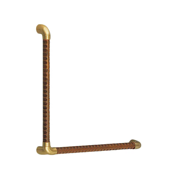 シロクマ BR-558トリプルディンプル手摺L形600×600AG・Mオーク JANコード:4936350081214(CDC)【別送品】
