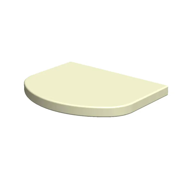シロクマ TG-101 集成材棚板D形200×250アイボリ JANコード:4936350096577(CDC)【ネット注文限定・別送品】
