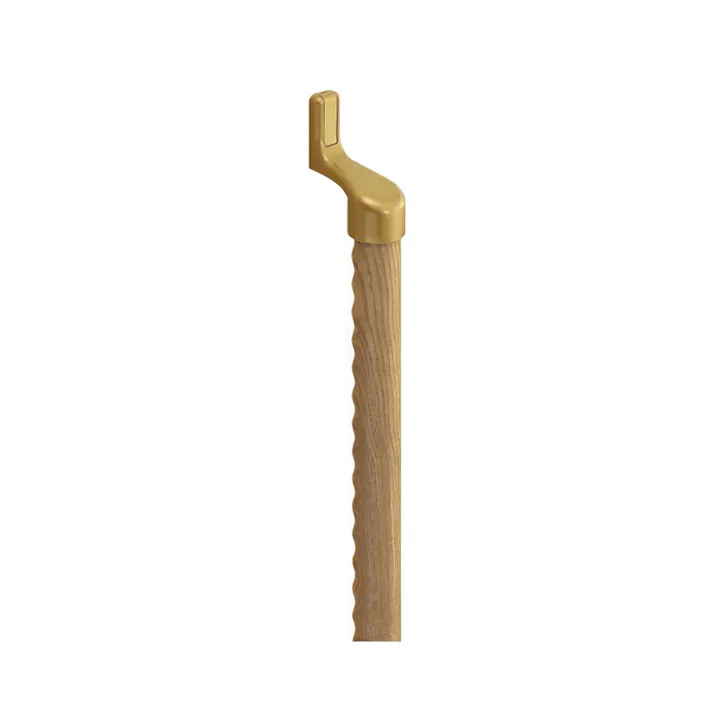 シロクマ BR-596 スリムディンプル手摺400ミリAG・ライトオーク JANコード:4936350100205(CDC)【別送品】