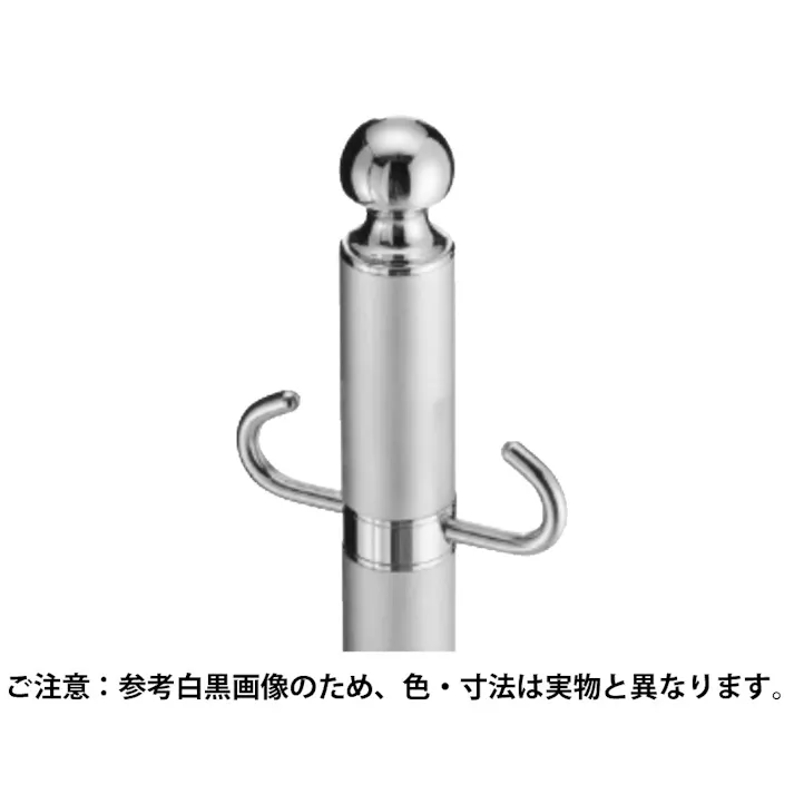 シロクマ FPP-0105 フロアパーティションポールクローム/鏡面 JANコード:4936350105392(CDC)【別送品】
