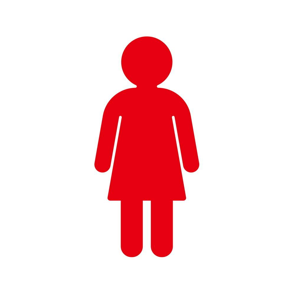 シロクマ NAC-351-2 トイレマーク女赤 JANコード:4936350121422(CDC) フック・吸盤 シロクマ NAC-351-2 トイレマーク女赤 JANコード:4936350121422(CDC) フック・吸盤