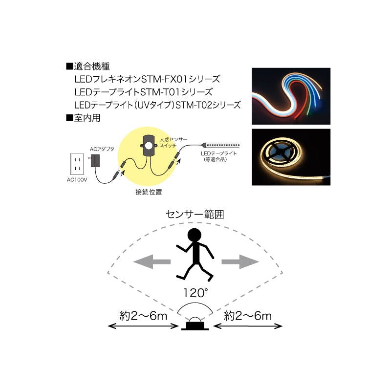 ジェフコム 人感センサースイッチ JANコード：4937897134685(CDC