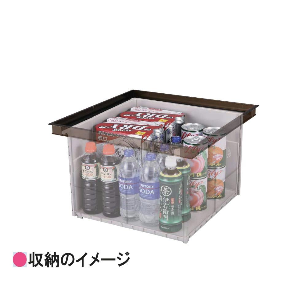 サヌキ ラクラク床下収納庫 浅型 460mm ブロンズ JANコード