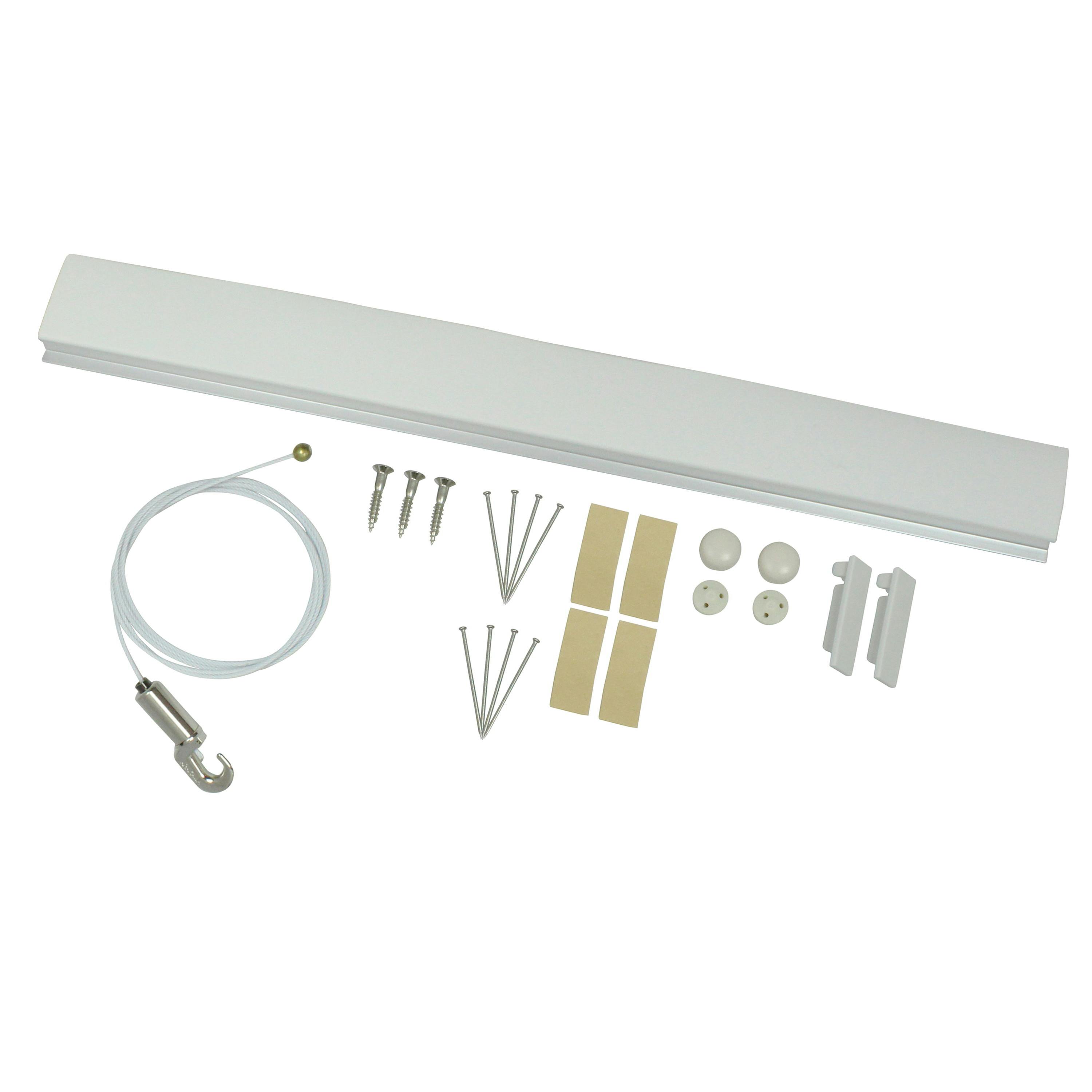 福井金属工芸 WRS30BW 石膏ボード専用レールセット300mm JANコード:4947189000109(CDC) フック・吸盤 福井金属工芸 WRS30BW 石膏ボード専用レールセット300mm JANコード:4947189000109(CDC) フック・吸盤