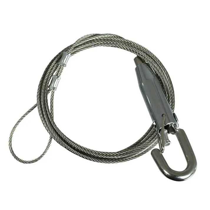 福井金属工芸 F-0101-S 極上セフティワイヤー自在大径1.5mm 1.5m JANコード:4947189001779(CDC)【別送品】