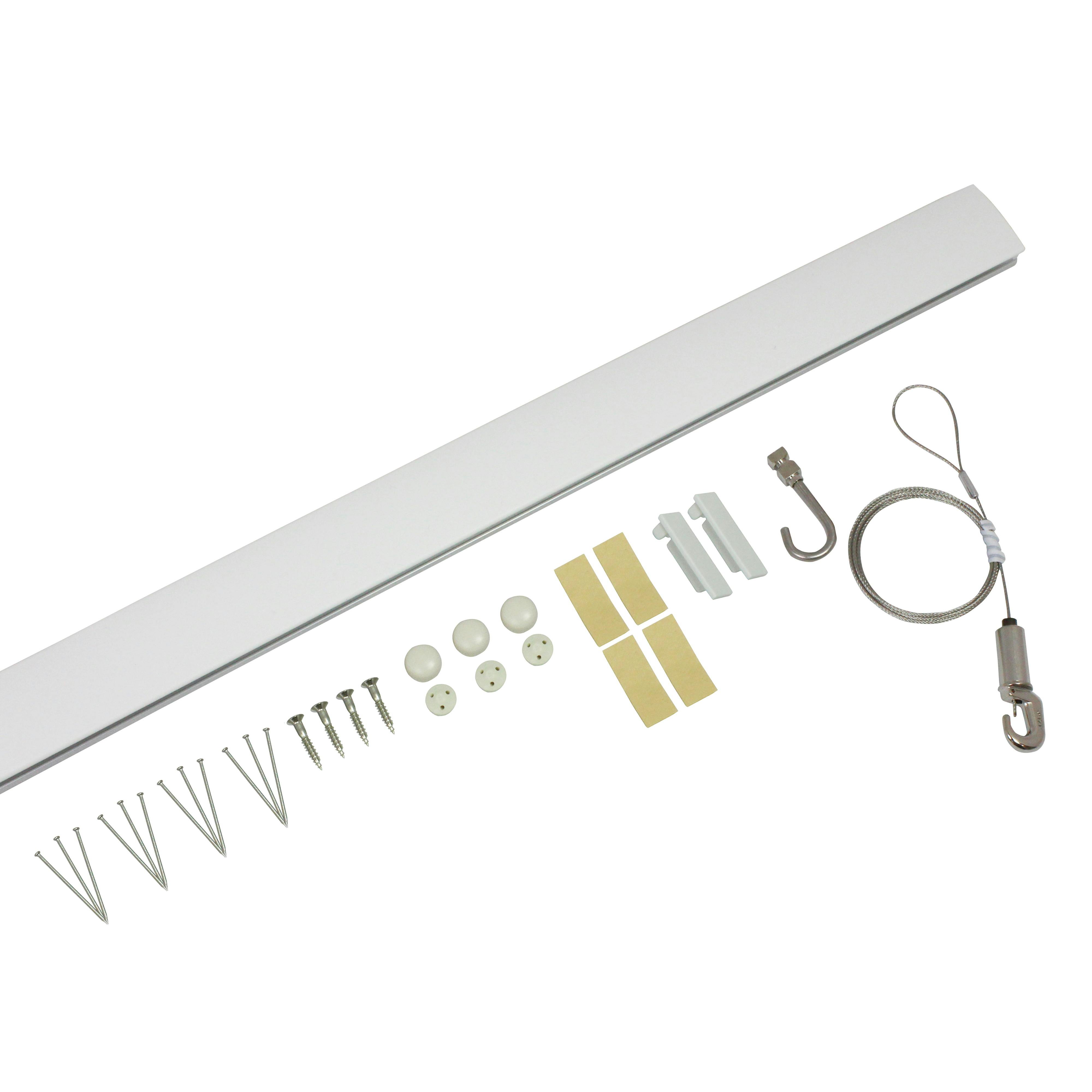 福井金属工芸 WRS-65A 石膏ボード専用レールセット650mm JANコード:4947189006507(CDC) フック・吸盤 福井金属工芸 WRS-65A 石膏ボード専用レールセット650mm JANコード:4947189006507(CDC) フック・吸盤