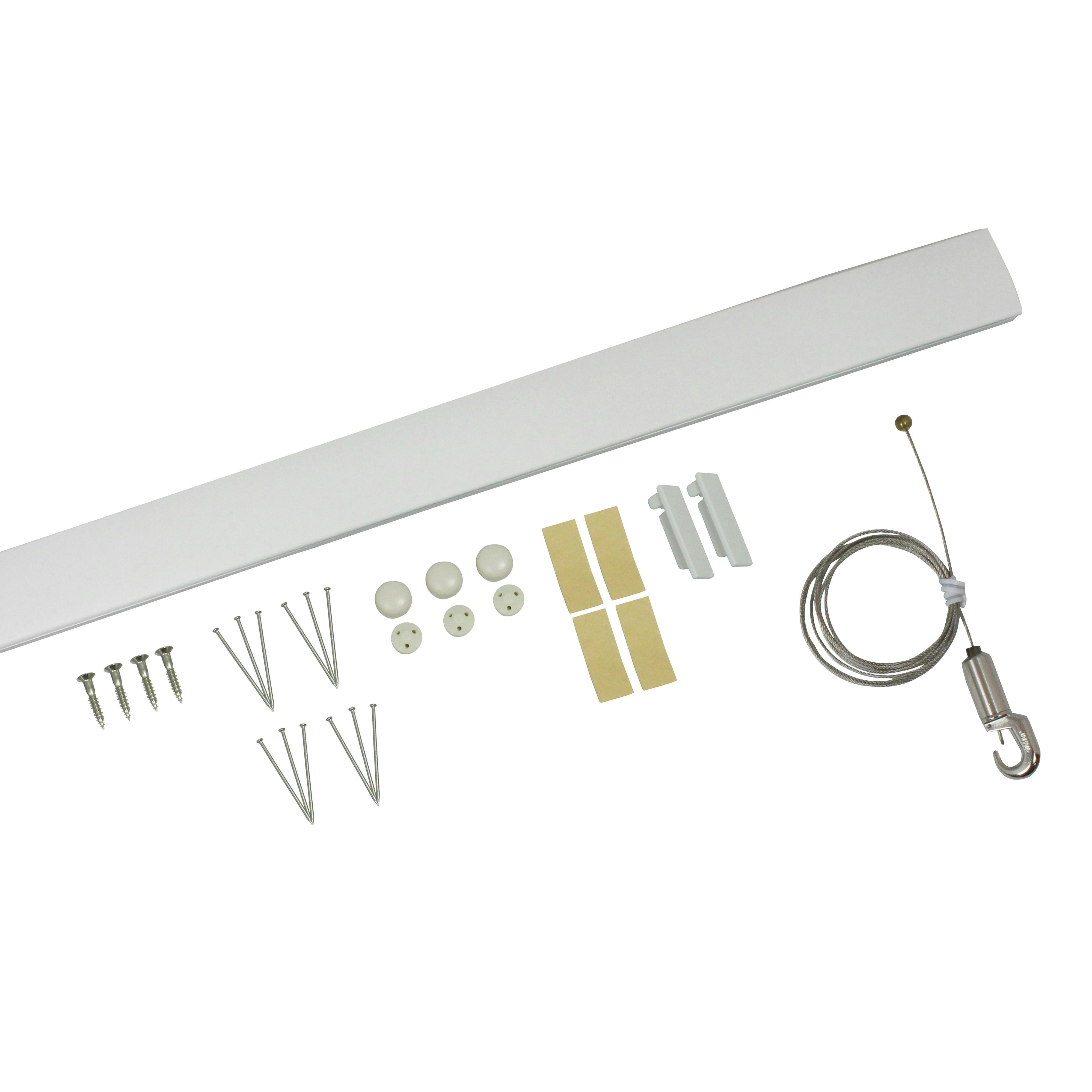 福井金属工芸 WRS-65B 石膏ボード専用レールセット650mm JANコード:4947189006514(CDC) フック・吸盤 福井金属工芸 WRS-65B 石膏ボード専用レールセット650mm JANコード:4947189006514(CDC) フック・吸盤