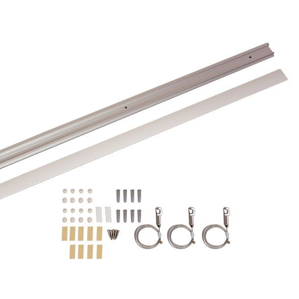 福井金属工芸 WRS-200B 石膏ボード専用レールセット2000mm JANコード:4947189020015(CDC) フック・吸盤 福井金属工芸 WRS-200B 石膏ボード専用レールセット2000mm JANコード:4947189020015(CDC) フック・吸盤