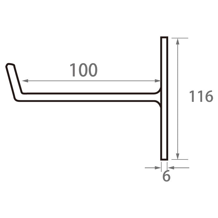 福井金属工芸 2328 重量用額受100mm JANコード：4947189232807(CDC