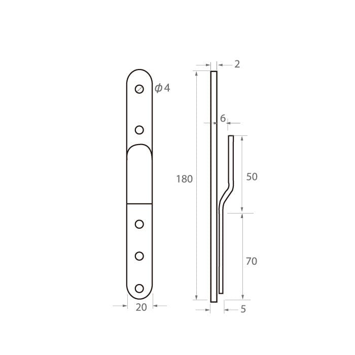 福井金属工芸 6030 ステンレス製重量用壁面取付金具 JANコード