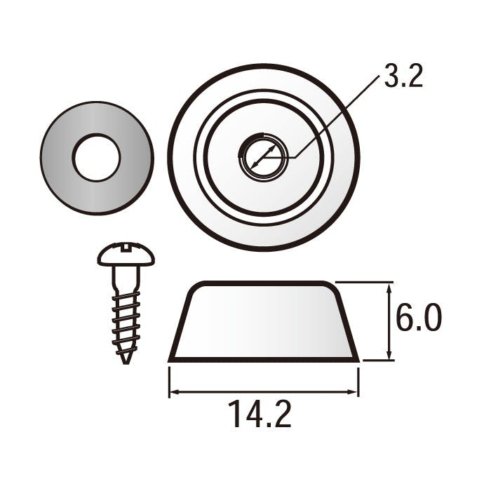 福井金属工芸 6322 額縁用裏ゴム5分 JANコード:4947189632201(CDC) フック・吸盤 福井金属工芸 6322 額縁用裏ゴム5分 JANコード:4947189632201(CDC) フック・吸盤