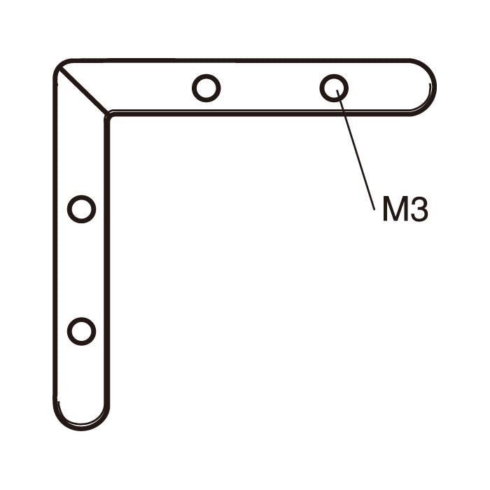 福井金属工芸 6332 アルミ額用鉄コーナー金具2t×45×6.7 M3×4 JANコード:4947189633208(CDC) フック・吸盤 福井金属工芸 6332 アルミ額用鉄コーナー金具2t×45×6.7 M3×4 JANコード:4947189633208(CDC) フック・吸盤