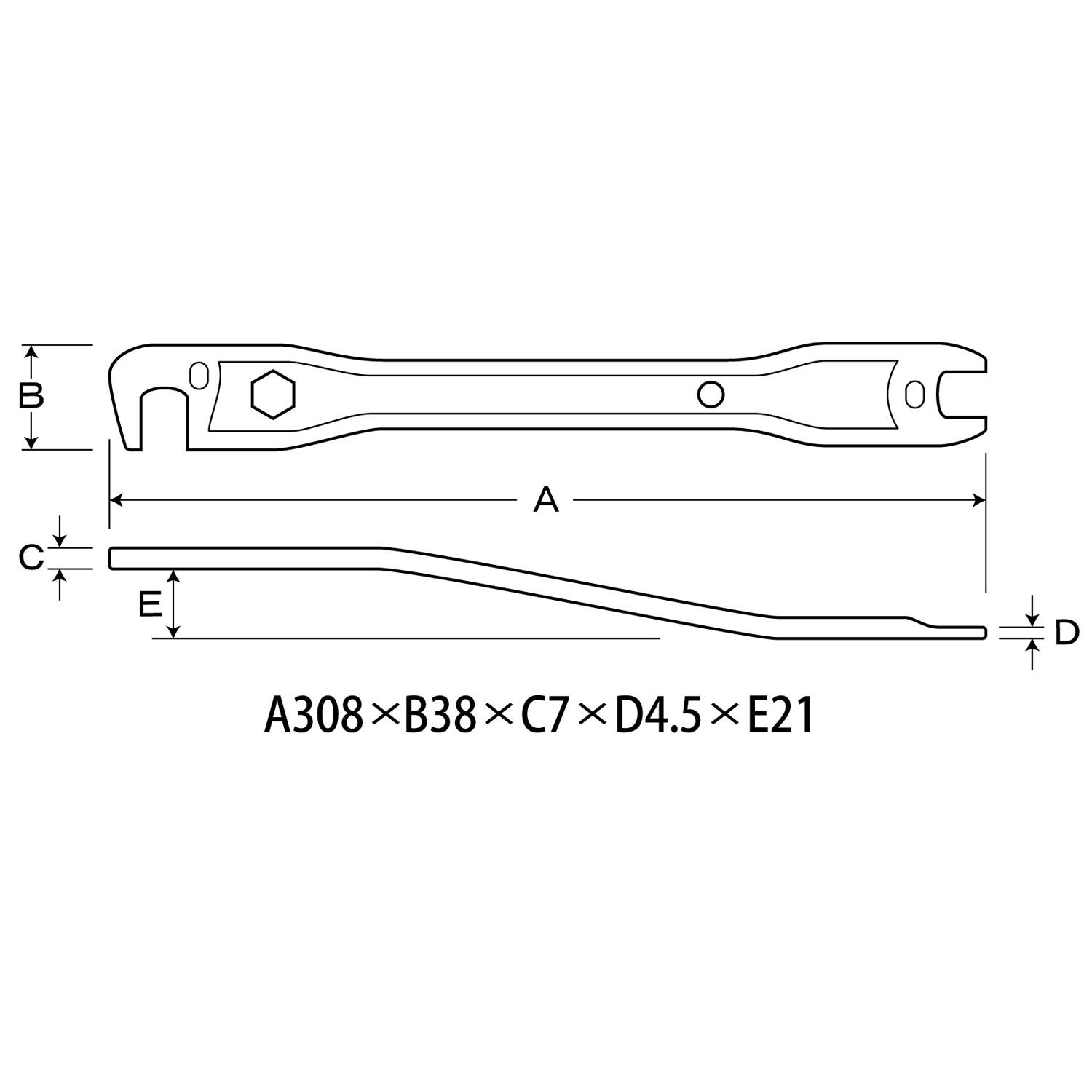 TOYOMITSU 両口ペダルレンチ No.A-5015 感謝の声続々！ - 車用工具