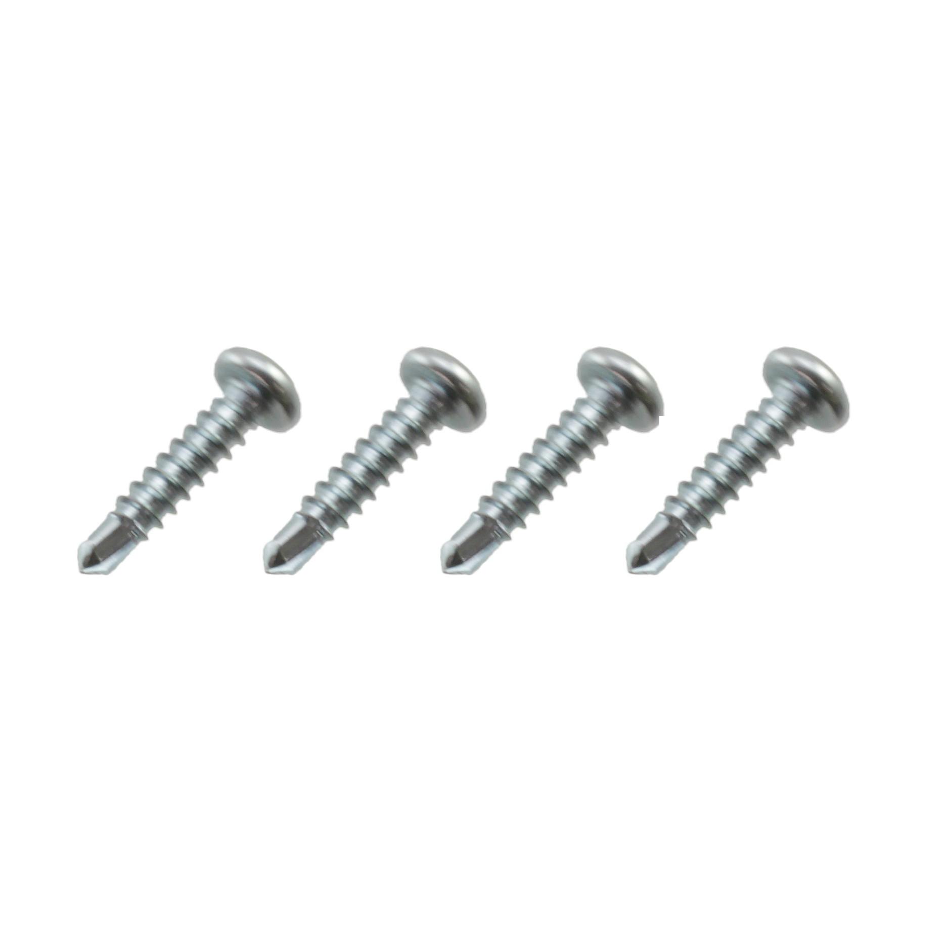 ヒナカ スリムレール用ドリルネジ シルバー ナベ3.5×16mm 4個入 JANコード:4966483056483(CDC) フック・吸盤
