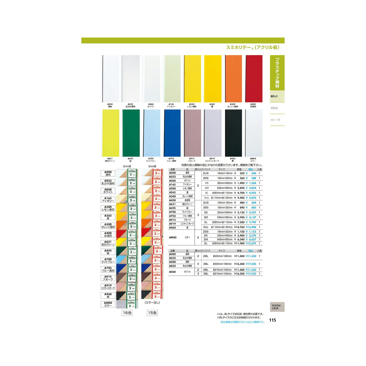 光 A695-2UL アクリル板 緑 2x1100x1300mm JANコード：4977720695266