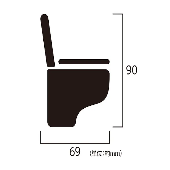 ハイロジック 24710 PICT LIFE. トイレB 白 1枚入 JANコード:4960983247105【別送品】