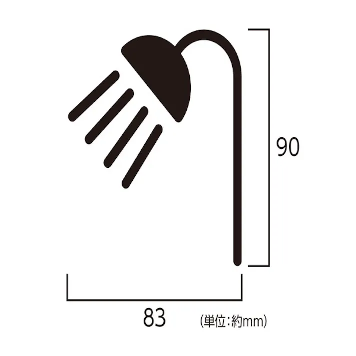 ハイロジック 24722 PICT LIFE. シャワールーム 白 1枚入 JANコード:4960983247228【別送品】
