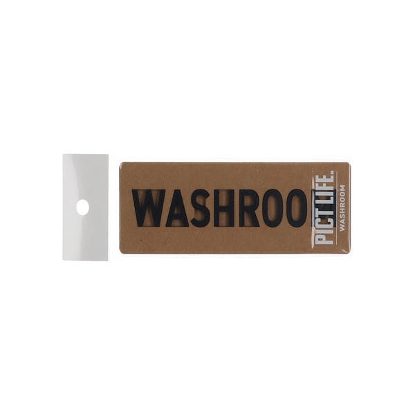ハイロジック 24777 PICT LIFE. WASHROOM 黒 1枚入 JANコード:4960983247778【別送品】