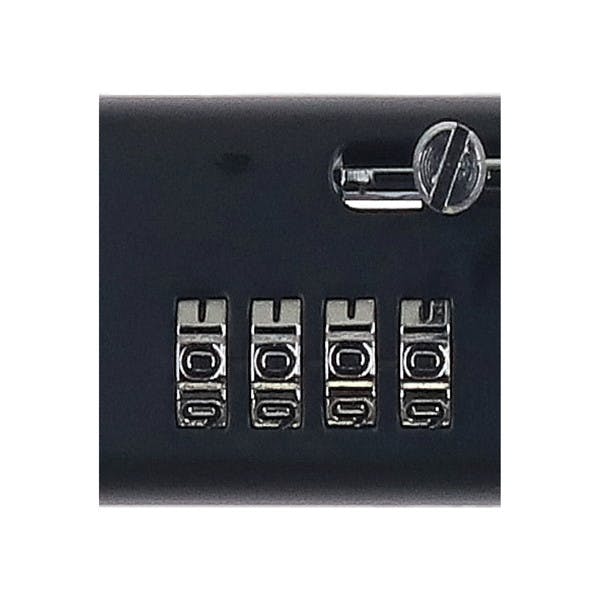 ハイロジック G-193 4段ダイヤルロック付ラッチ ブラック 1個入