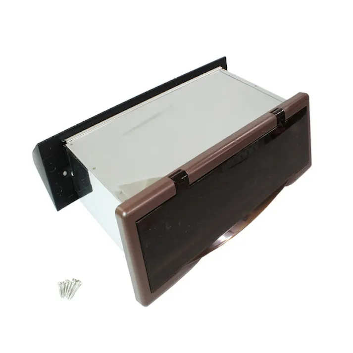 アイワ金属 No.30ステンレスシュート 内フタ付 厚壁用 黒 JANコード:4960983943564【別送品】