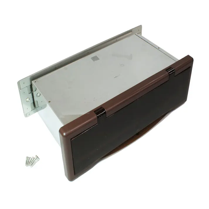 アイワ金属 No.3000ポスト 縦型内フタ付 厚壁用 クリアー JANコード:4960983943663【別送品】